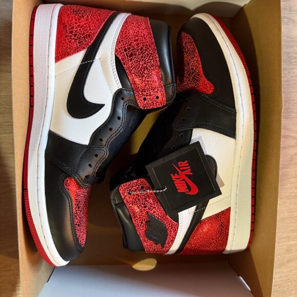 Air Jordan 1 Retro High OG Ruby - W10 - Picture 3 of 11